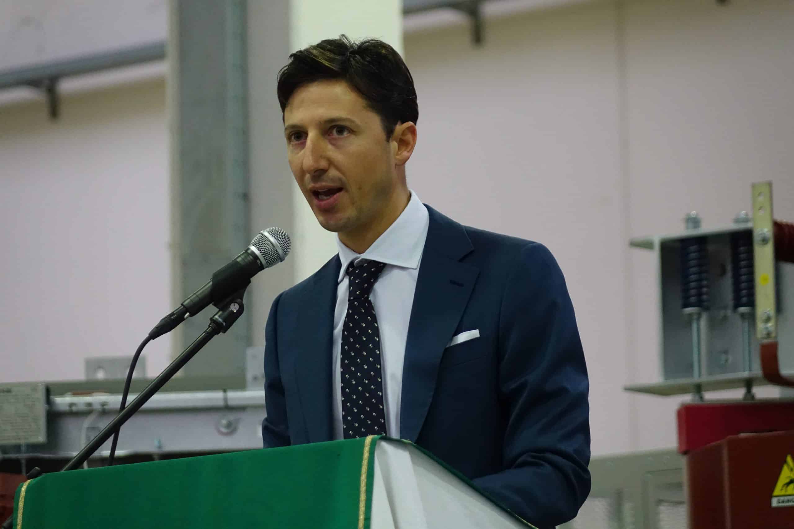 Matteo Angiolini speaks at Holy Mass Tesar Matteo Angiolini speaks at Holy Mass Tesar