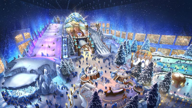 Reem mall in Abu Dhabi Snowpark