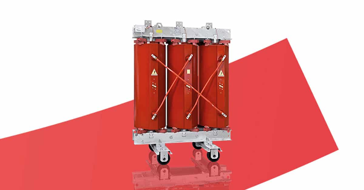 Cast resin transformer with red1