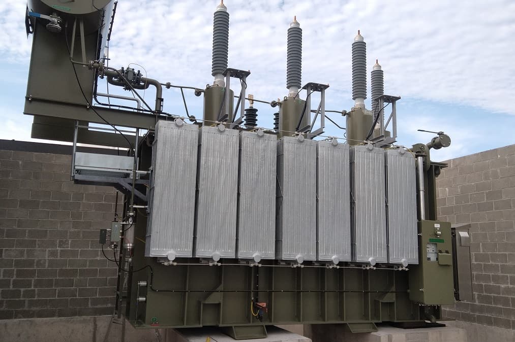 Power transformer, R&S ZREW, 110 kV substation - 2